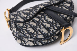 Like new Christian Dior Saddle Bag Mini Saddle bag Mini 2WAY bag M0456CTZQ Oblique Used 4a000726