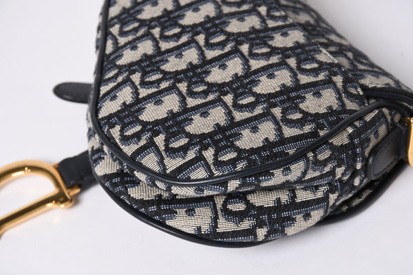 Like new Christian Dior Saddle Bag Mini Saddle bag Mini 2WAY bag M0456CTZQ Oblique Used 4a000726