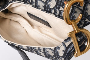 Like new Christian Dior Saddle Bag Mini Saddle bag Mini 2WAY bag M0456CTZQ Oblique Used 4a000726