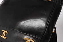 画像をギャラリービューアに読み込む, CHANEL シャネル トリプルココ チェーンショルダーバッグ A03675 ブラック 黒 ゴールド金具 良品 中古 4a001636