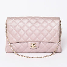 画像をギャラリービューアに読み込む, 極美品 CHANEL シャネル マトラッセ フラップバッグ ショルダーバッグ 20番台 イリディッセント ピンク ゴールド金具 美品 中古 4a001604