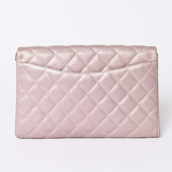 Very Good Condition CHANEL Chanel Matelasse Flap Bag Shoulder Bag 20th Series Iridescent Pink Gold Hardware Good Condition Used 4a001604