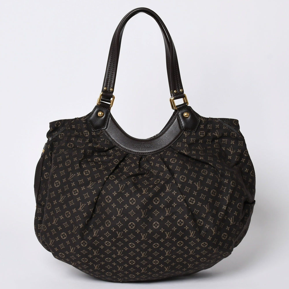 LOUIS VUITTON ルイヴィトン ファンタジー モノグラム・イディール フザン M40408 ゴールド金具 ダークブラウン 美品 中古 4a001591