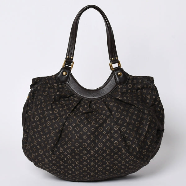 LOUIS VUITTON ルイヴィトン ファンタジー モノグラム・イディール フザン M40408 ゴールド金具 ダークブラウン 美品 中古 4a001591