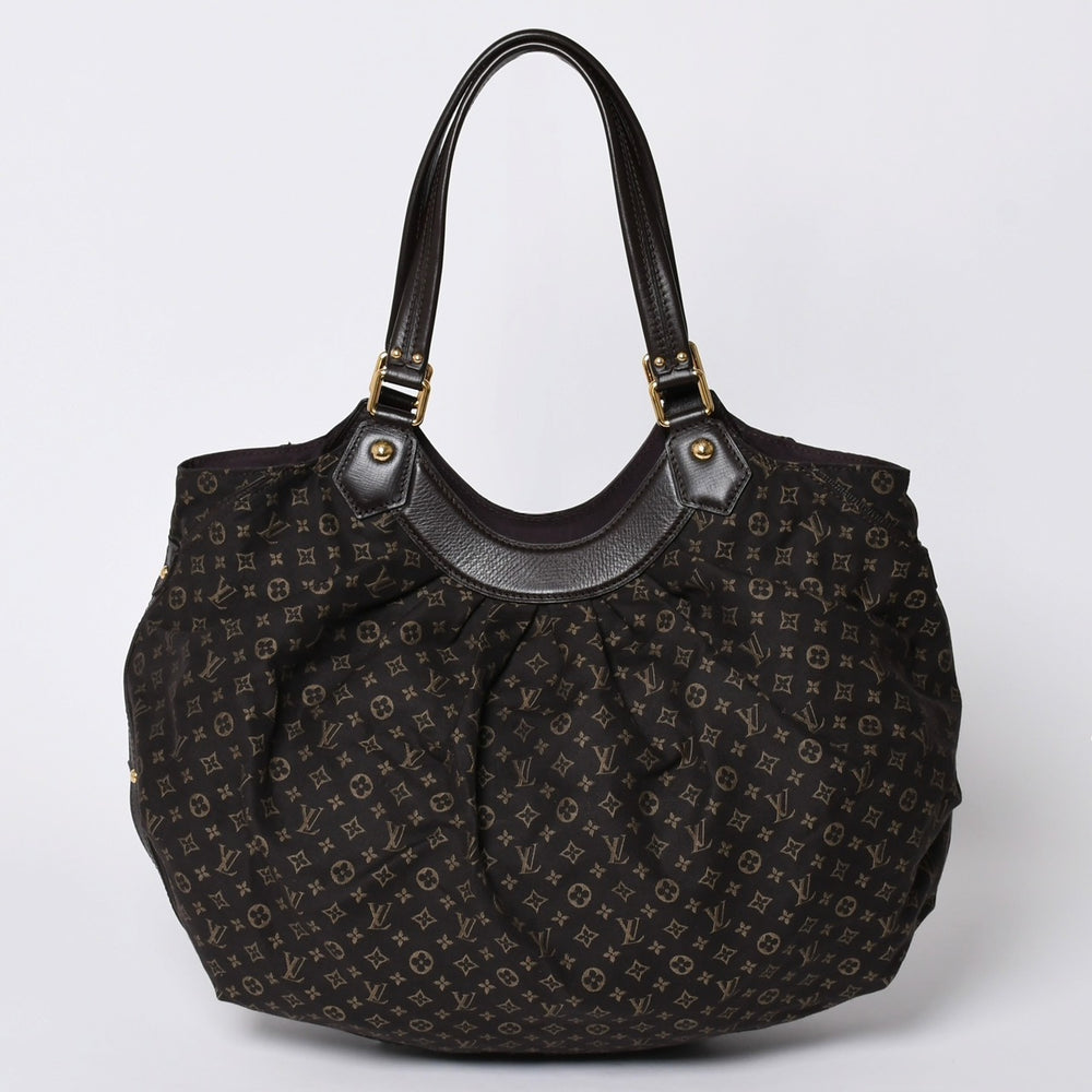 LOUIS VUITTON ルイヴィトン ファンタジー モノグラム・イディール フザン M40408 ゴールド金具 ダークブラウン 美品 中古 4a001591