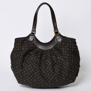 LOUIS VUITTON ルイヴィトン ファンタジー モノグラム・イディール フザン M40408 ゴールド金具 ダークブラウン 美品 中古 4a001591