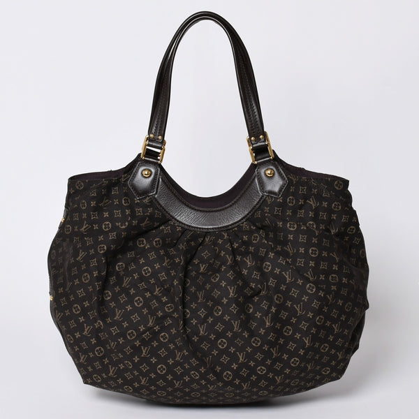 LOUIS VUITTON ルイヴィトン ファンタジー モノグラム・イディール フザン M40408 ゴールド金具 ダークブラウン 美品 中古 4a001591
