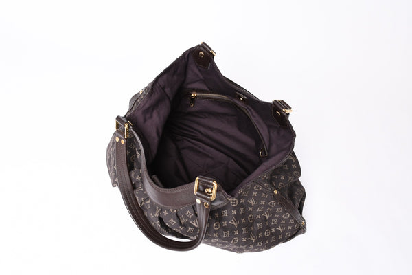 LOUIS VUITTON ルイヴィトン ファンタジー モノグラム・イディール フザン M40408 ゴールド金具 ダークブラウン 美品 中古 4a001591