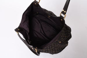 LOUIS VUITTON ルイヴィトン ファンタジー モノグラム・イディール フザン M40408 ゴールド金具 ダークブラウン 美品 中古 4a001591