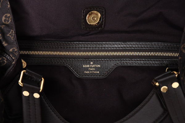 LOUIS VUITTON ルイヴィトン ファンタジー モノグラム・イディール フザン M40408 ゴールド金具 ダークブラウン 美品 中古 4a001591