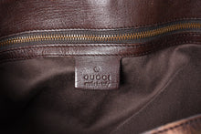 画像をギャラリービューアに読み込む, GUCCI グッチ ホースビット トートバッグ Tote Bag GG柄 114900 ゴールド金具 ブラウン 美品 中古 4a001564