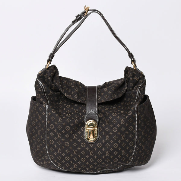 Very Good Condition LOUIS VUITTON Romance Monogram Ideal Dark Brown Gold Hardware M56699 Used 4a001590