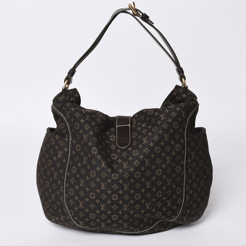 Very Good Condition LOUIS VUITTON Romance Monogram Ideal Dark Brown Gold Hardware M56699 Used 4a001590