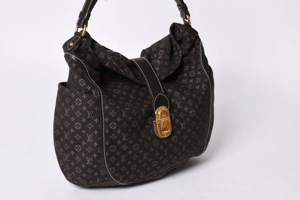 Very Good Condition LOUIS VUITTON Romance Monogram Ideal Dark Brown Gold Hardware M56699 Used 4a001590