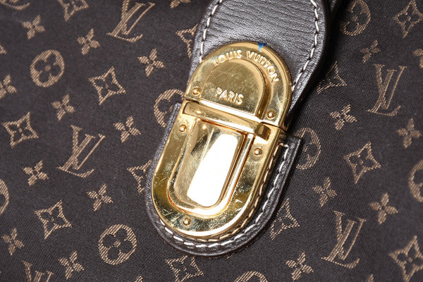 Very Good Condition LOUIS VUITTON Romance Monogram Ideal Dark Brown Gold Hardware M56699 Used 4a001590
