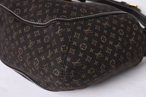 Very Good Condition LOUIS VUITTON Romance Monogram Ideal Dark Brown Gold Hardware M56699 Used 4a001590