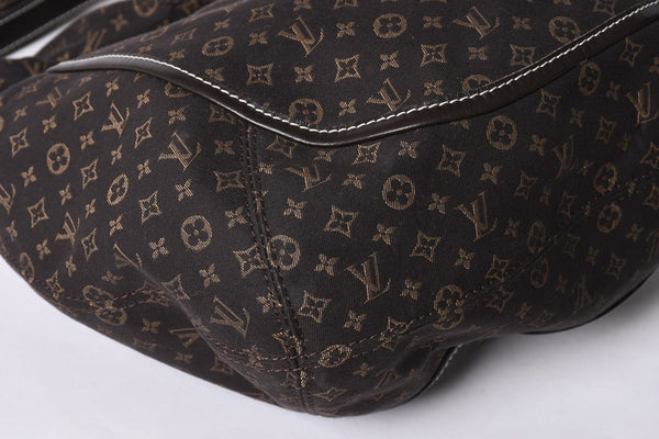 Very Good Condition LOUIS VUITTON Romance Monogram Ideal Dark Brown Gold Hardware M56699 Used 4a001590