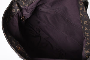 Very Good Condition LOUIS VUITTON Romance Monogram Ideal Dark Brown Gold Hardware M56699 Used 4a001590