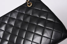 画像をギャラリービューアに読み込む, 極美品 CHANEL シャネル マトラッセ チェーンショルダーバッグ 5番台 チェーンショルダーバッグ ブラック ゴールド金具 ラムスキン 中古 4a001614