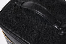 Load the image into the gallery viewer. CHANEL Vanity Bag Handbag No. 4 Coco Mark Caviar Skin Black Gold Hardware Good Condition Used 4a005781