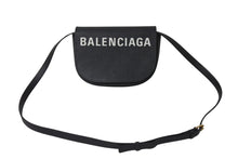 Load image into Gallery viewer, BALENCIAGA バレンシアガ ヴィル ミニ ショルダー ショルダーバッグ 550639 カーフレザー ブラック ホワイト 美品 中古 4b001790