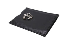 画像をギャラリービューアに読み込む, CHROME HEARTS LA マックスフィールド限定 クロムハーツ カードケース ブラック レザー 美品 中古 4b001791