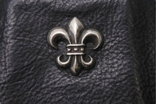 画像をギャラリービューアに読み込む, CHROME HEARTS LA マックスフィールド限定 クロムハーツ カードケース ブラック レザー 美品 中古 4b001791