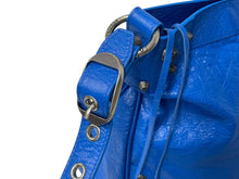 画像をギャラリービューアに読み込む, 極美品 BALENCIAGA バレンシアガ NEO CAGOLE CITY ネオ カゴール シティ 2WAY ハンドバッグ ショルダーバッグ 792896 ブルー 中古 4b001795
