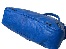 画像をギャラリービューアに読み込む, 極美品 BALENCIAGA バレンシアガ NEO CAGOLE CITY ネオ カゴール シティ 2WAY ハンドバッグ ショルダーバッグ 792896 ブルー 中古 4b001795