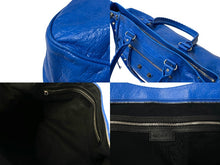 画像をギャラリービューアに読み込む, 極美品 BALENCIAGA バレンシアガ NEO CAGOLE CITY ネオ カゴール シティ 2WAY ハンドバッグ ショルダーバッグ 792896 ブルー 中古 4b001795