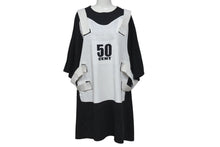 画像をギャラリービューアに読み込む, 50cent G-UNIT VINTAGE ヴィンテージ 半袖Tシャツ サイズ2X ベストデザイン ドッキング ブラック ホワイト 良品 中古 4b001815