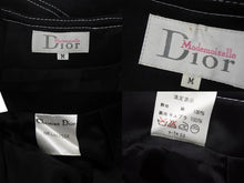 画像をギャラリービューアに読み込む, 極美品 Mademoi selle Dior マドモアゼルディオール セットアップ ジャケット スカート コットン ブラック ホワイト サイズM 中古 4b001821