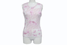 画像をギャラリービューアに読み込む, Christian Dior クリスチャンディオール タンクトップ ノースリーブ5P16155972 サイズ36 トロッター ガリアーノ期 ピンク 美品 中古 4b001826