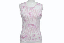 画像をギャラリービューアに読み込む, Christian Dior クリスチャンディオール タンクトップ ノースリーブ5P16155972 サイズ36 トロッター ガリアーノ期 ピンク 美品 中古 4b001826