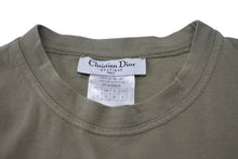 画像をギャラリービューアに読み込む, ChristianDior クリスチャンディオール 半袖Tシャツ 3P16155024 サイズ40 デニムロゴ プリント カーキ 美品 中古 4b001828