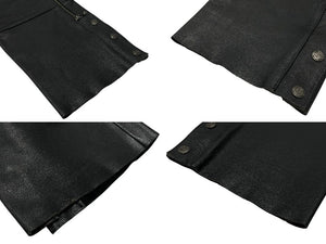 HARLEY DAVIDSON Harley-Davidson Leather Pants Chaps Genuine Leather Genuine Leather RN103819 CA03402 Size L Good Condition Used 4b001833