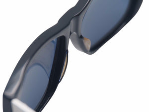 Jean Paul Gaultier Jean Paul Gaultier Sunglasses Black Metal Parts Temple Silver Good N18415