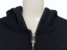 画像をギャラリービューアに読み込む, CHROME HEARTS クロムハーツ ジップアップフーディー パーカー サイズS CHプラス プリント ブラック 美品 中古 4b001849