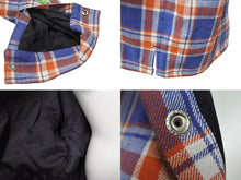 画像をギャラリービューアに読み込む, 極美品 CHROME HEARTS クロムハーツ ワーキングフランネル ジャンクヤード シャツジャケット サイズL チェック柄 フローラルクロス 中古 4b001885