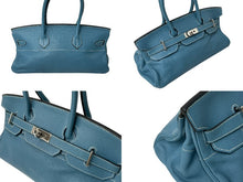 Load image into Gallery viewer, HERMES エルメス ショルダーバーキン ハンドバッグ トリヨンクレマンス ブルージーン □L刻印 SV金具 2008年 ゴルチェ期 美品 中古 4b001860