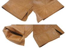 画像をギャラリービューアに読み込む, ChristianDior クリスチャンディオール ガリアーノ期 ジップアップ ノーカラージャケット ゴートレザー キャメル 36 美品 中古 4b001861