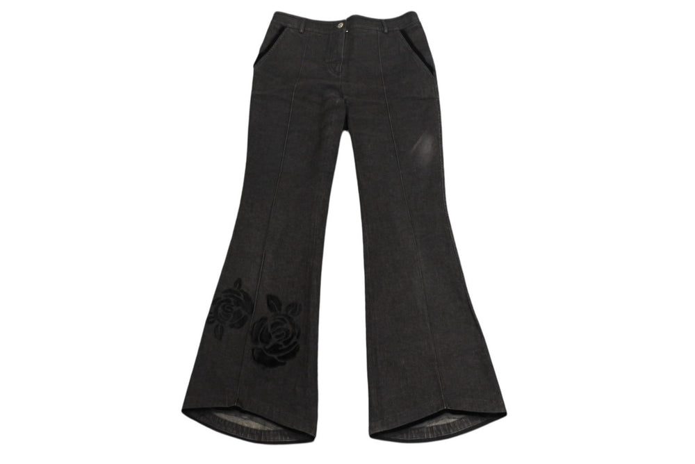 Very Good Condition ChristianDior Galliano Period Back Logo Denim Pants 5AW 5H12044801 Black Size 38 Used 4b001863