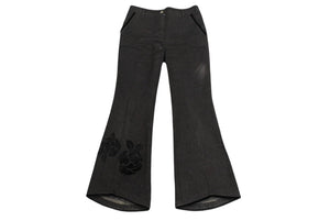 Very Good Condition ChristianDior Galliano Period Back Logo Denim Pants 5AW 5H12044801 Black Size 38 Used 4b001863