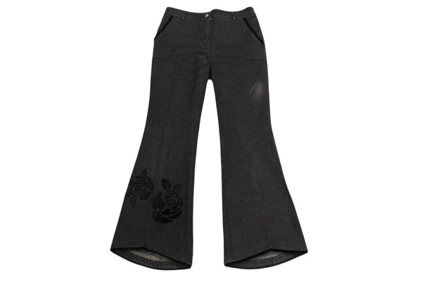 Very Good Condition ChristianDior Galliano Period Back Logo Denim Pants 5AW 5H12044801 Black Size 38 Used 4b001863