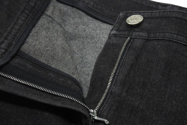 Very Good Condition ChristianDior Galliano Period Back Logo Denim Pants 5AW 5H12044801 Black Size 38 Used 4b001863