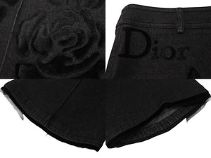 Very Good Condition ChristianDior Galliano Period Back Logo Denim Pants 5AW 5H12044801 Black Size 38 Used 4b001863
