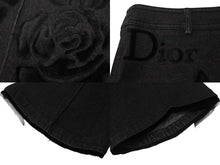 画像をギャラリービューアに読み込む, 極美品 ChristianDior クリスチャンディオール ガリアーノ期 バックロゴ デニムパンツ 5AW 5H12044801 ブラック サイズ38 中古 4b001863