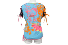 画像をギャラリービューアに読み込む, ChristianDior クリスチャンディオール グラフィックプリントTシャツ 半袖 5E16155372 05SS ジョンガリアーノ期 サイズ42 美品 中古 4b001864