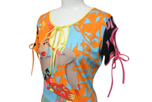 画像をギャラリービューアに読み込む, ChristianDior クリスチャンディオール グラフィックプリントTシャツ 半袖 5E16155372 05SS ジョンガリアーノ期 サイズ42 美品 中古 4b001864