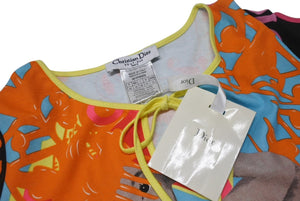 ChristianDior クリスチャンディオール グラフィックプリントTシャツ 半袖 5E16155372 05SS ジョンガリアーノ期 サイズ42 美品 中古 4b001864